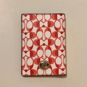 Coach Passport holder